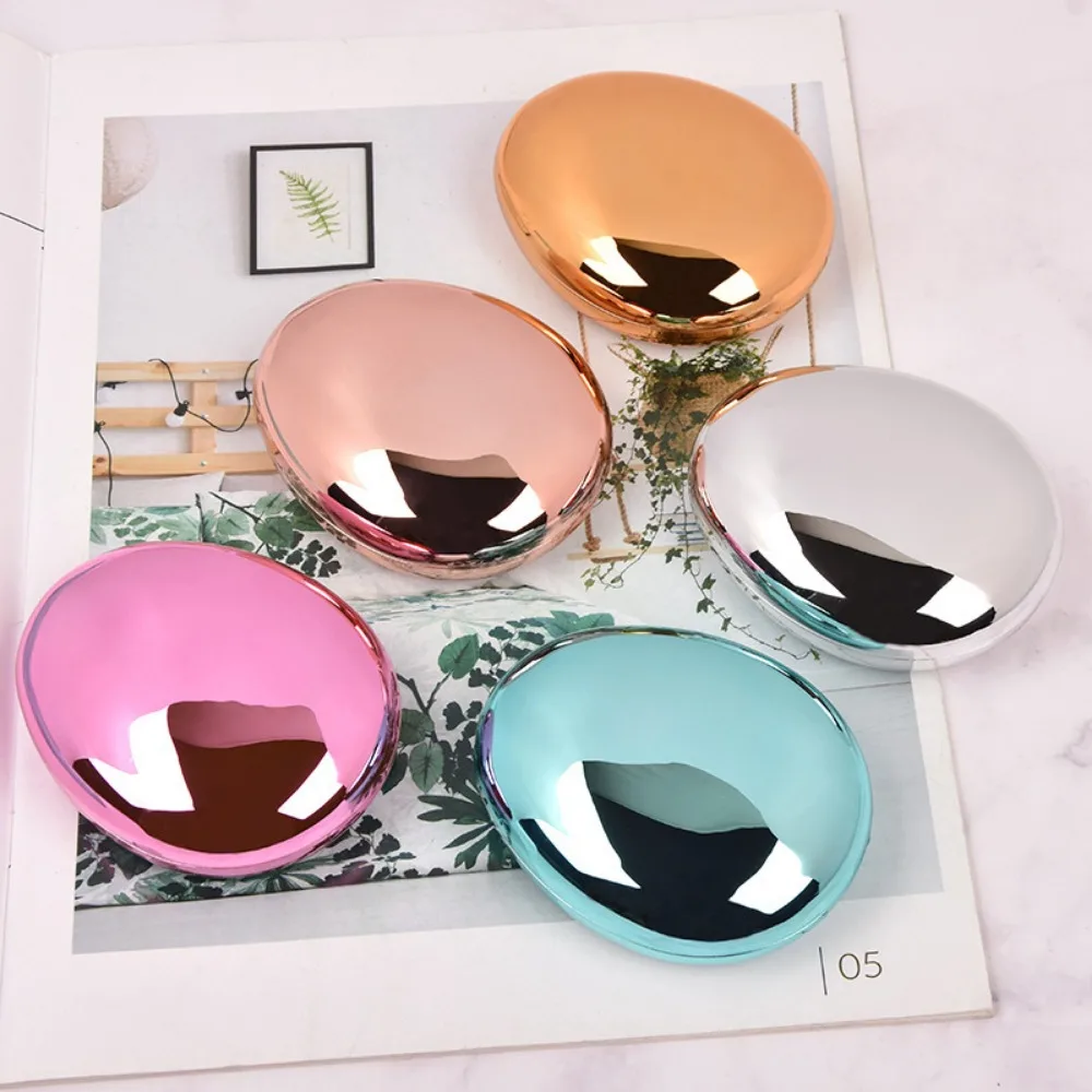 

Girl Thin Cobblestone Glossy Contact Lenses Case Eyes Glasses Case Eye Contacts Case Colored Lenses