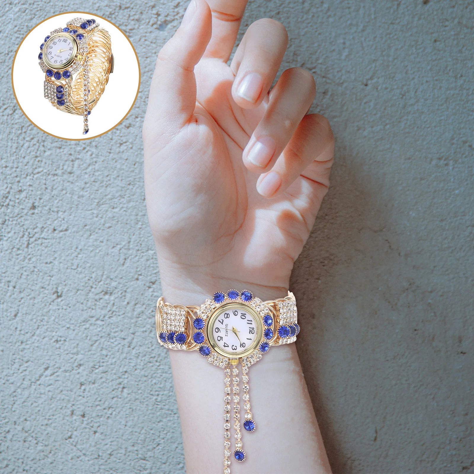 

Ladies Bracelet Watch Quartz Lady Brown Band Fashion Wristwatch Mens Digital Watches Luxurious Jewelry