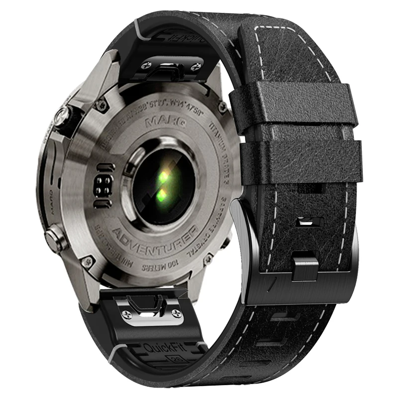 Фото Ремешок для наручных часов Quickfit, браслет для Garmin MARQ Adventurer Athlete Aviator Captain Golfer Epix Gen 2 22 мм Fenix 7 6 Pro №4