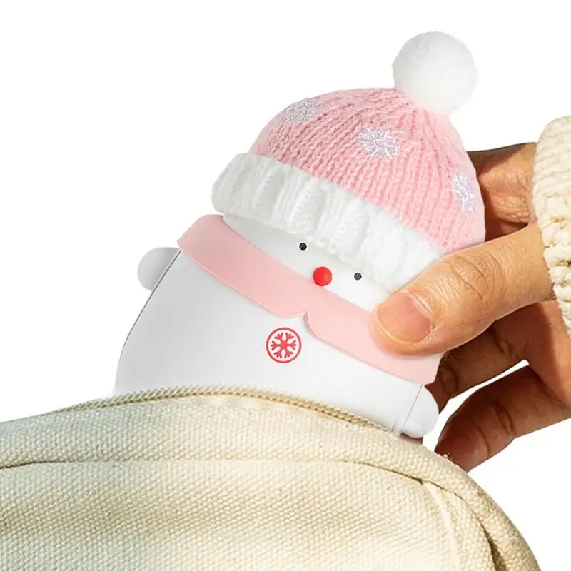 

Hand Warmers Rechargeable Potable Pocket Snowman Power Bank For Winter Warmth Cute Comfortable Heating Supplies For Christmas