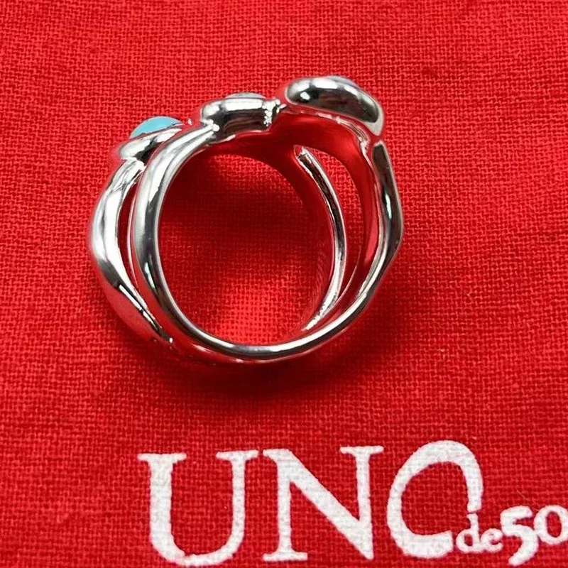 UNOde50 2023 новинка хит продаж в Европе и Америке модное кольцо высокого качества с