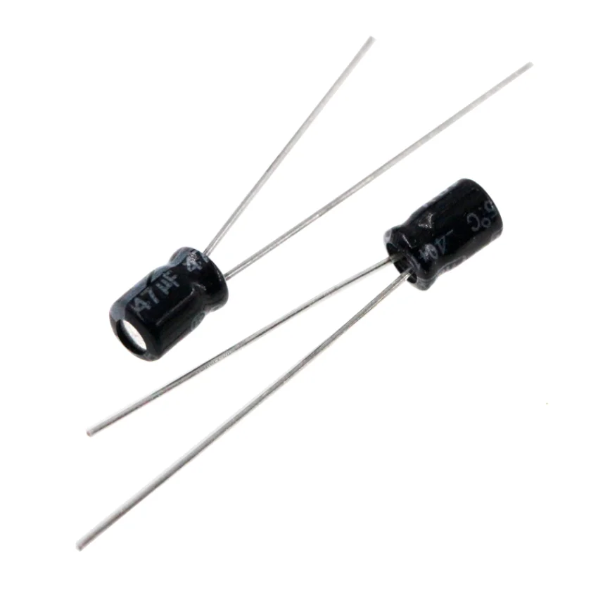 

100pcs 47uF 10V 47MFD 10WV 4*5mm Aluminum Electrolytic Capacitor Radial