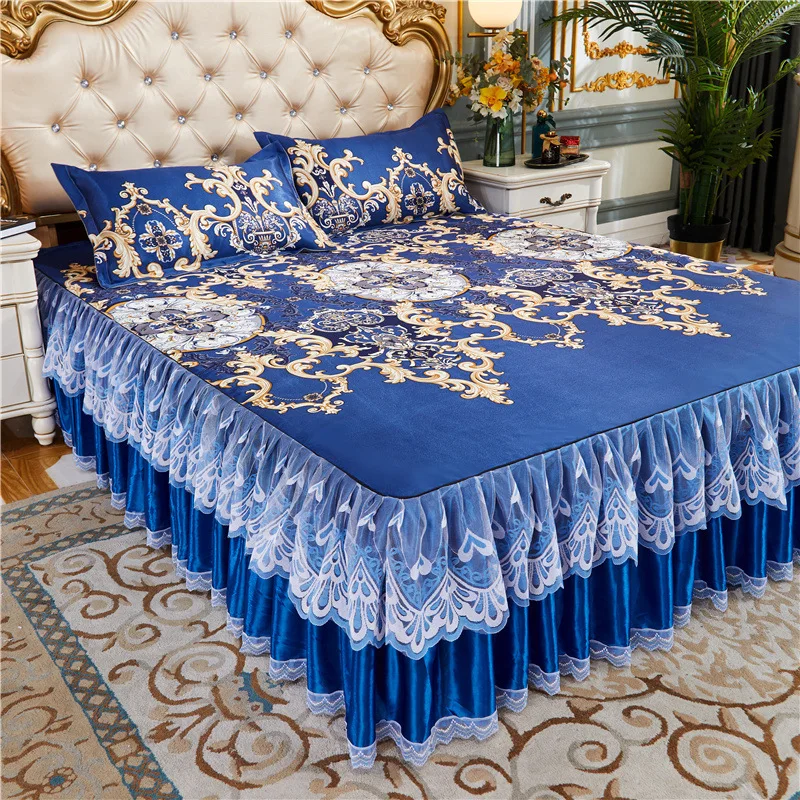 Постельное белье с двойным покрытием Шелковый матрас ледяной подкладкой