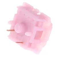 swagkeys custom gateron pure barry mechanical keyboard switch 5 pin diy pink pom