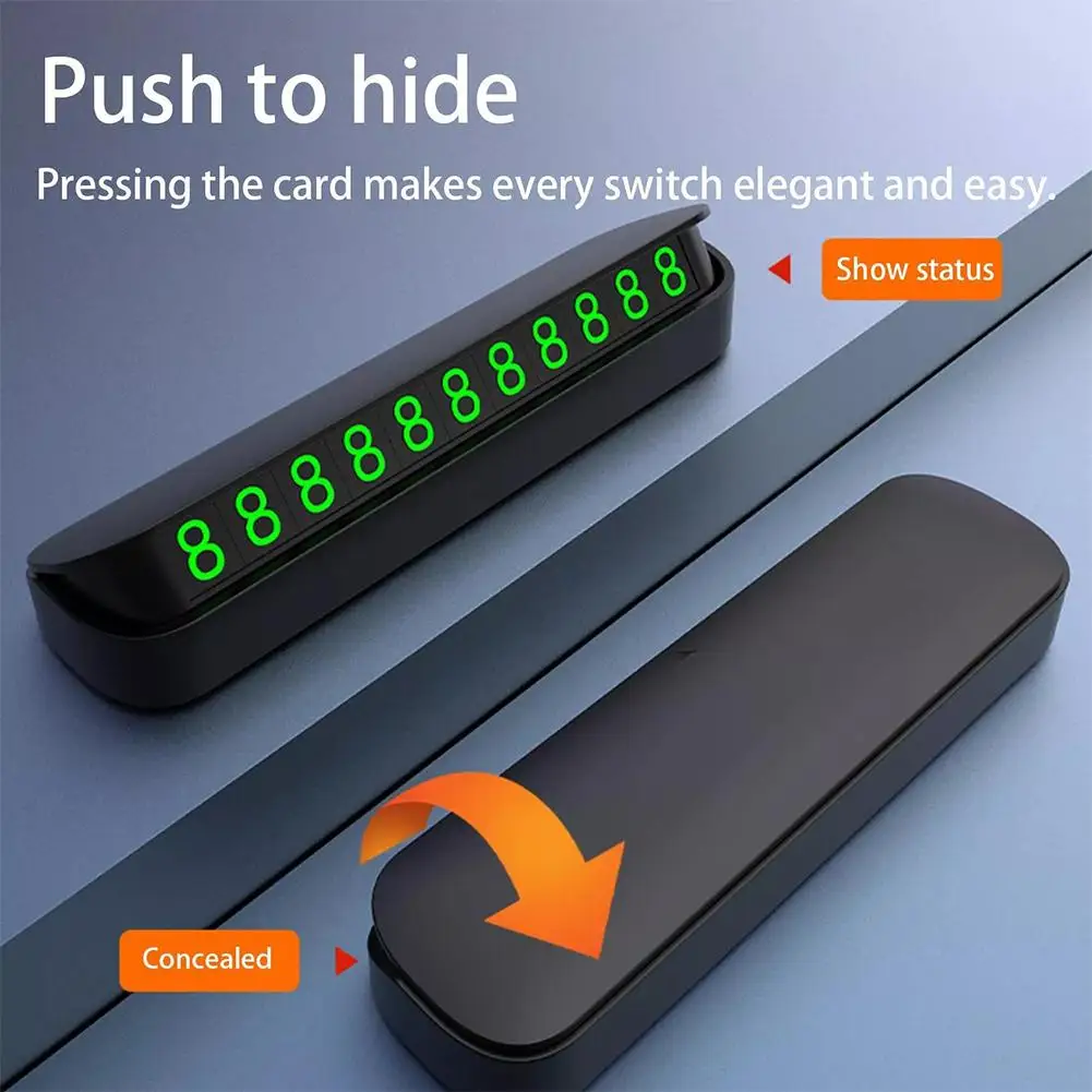 1 шт. автомобильная табличка с номером аксессуары для парковки остановка