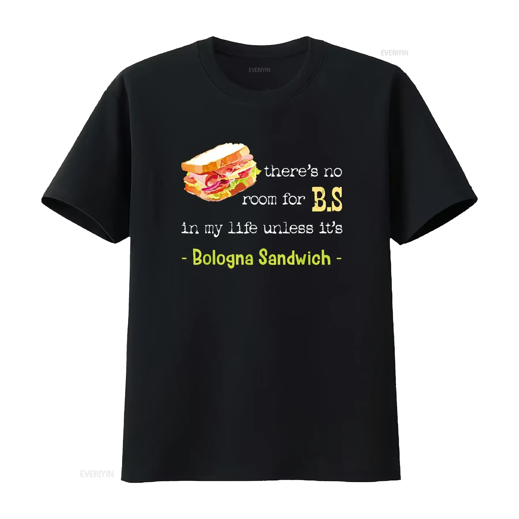 Фото Футболка Bologna Sandwich Baloney Sausage Fried Jumbo Day Lovers, винтажная стираная дышащая дизайнерская одежда с графическим рисунком, повседневная одежда №1