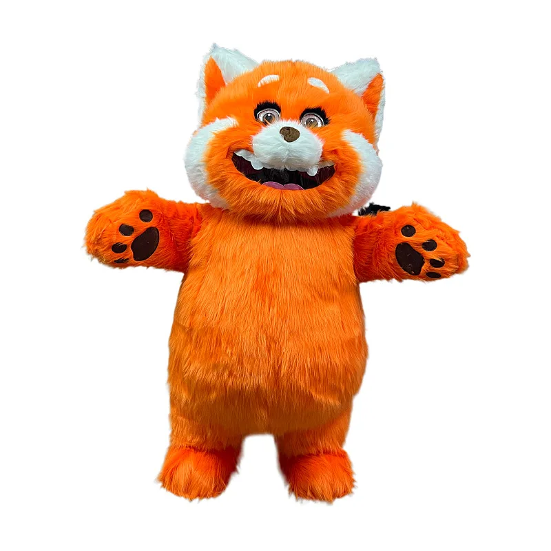 Надувной костюм с изображением медведя Марты коричневого