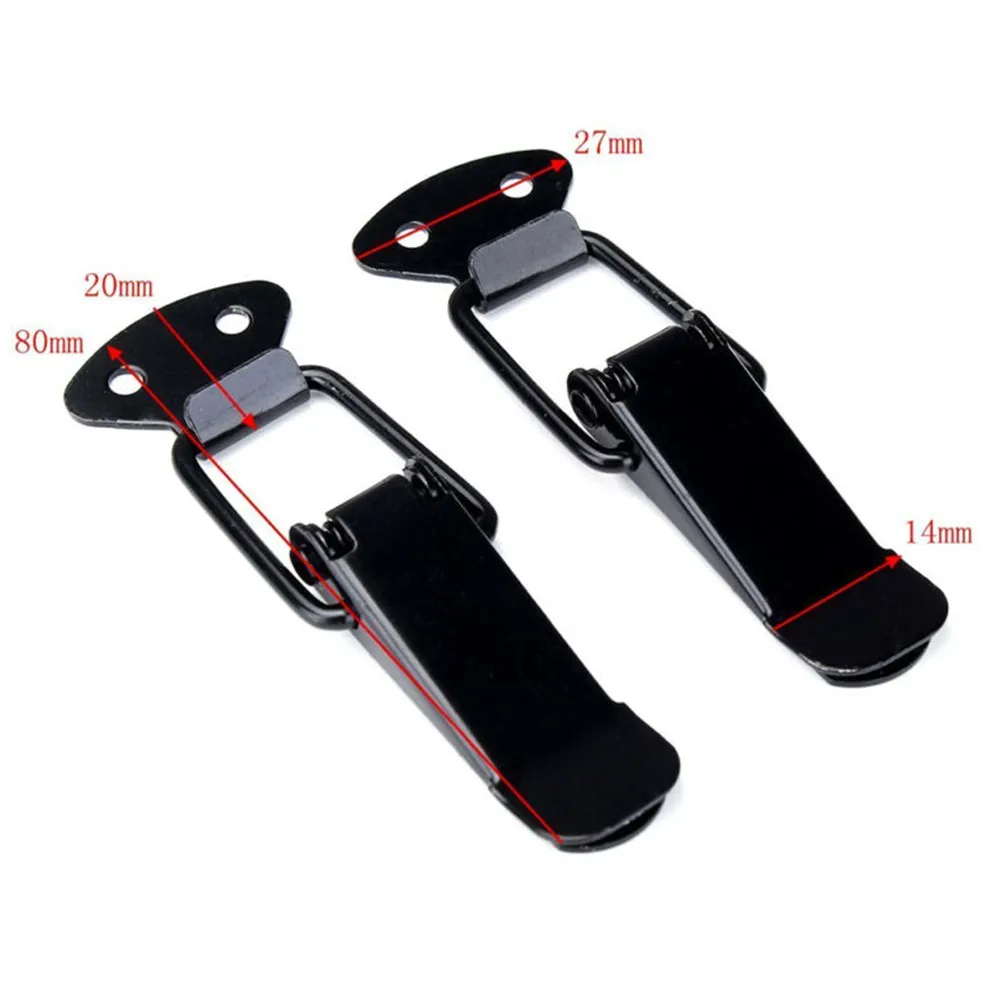 

Trunk Bumper Release 1 Pair Accessories Black Fender Hatch Lids Quick New