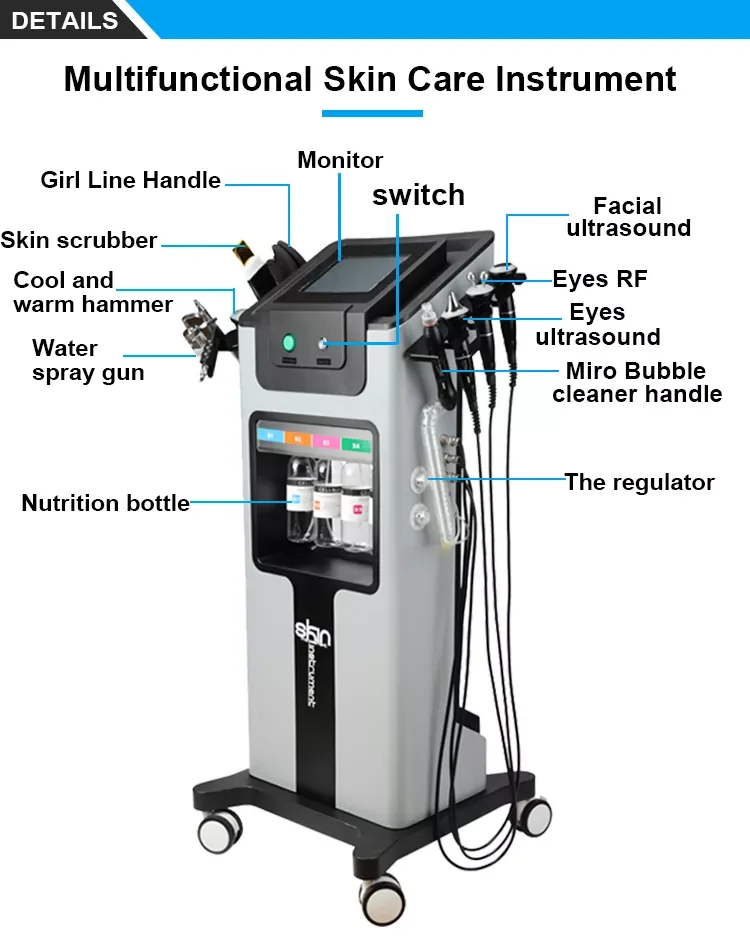 8 в 1 многофункциональный ультразвуковой скребок для лица | Бытовая техника