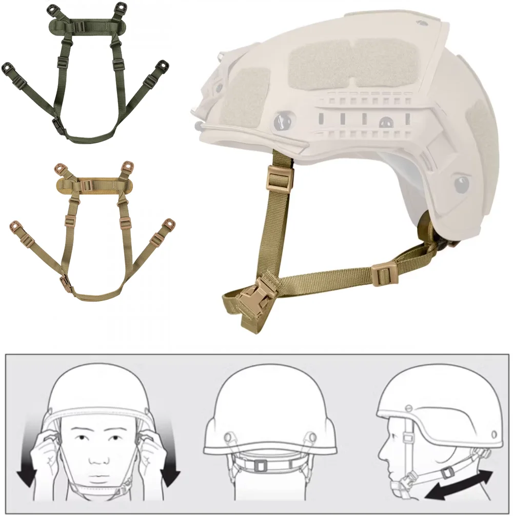 Тактическая подвеска для модификации шлема AF четырехточечная система
