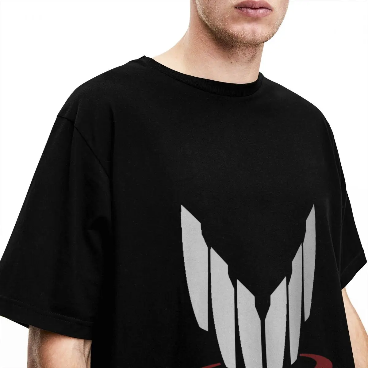 Футболка с коротким рукавом и круглым вырезом из чистого хлопка