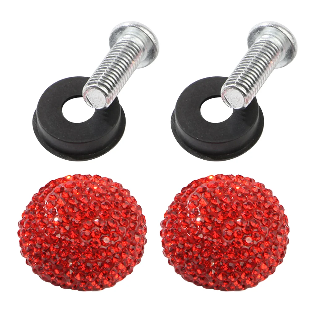

Nuts Bolt Vehicle Screws License Plates Car License Plate Scre Fashion Car Rhinestone Accessory