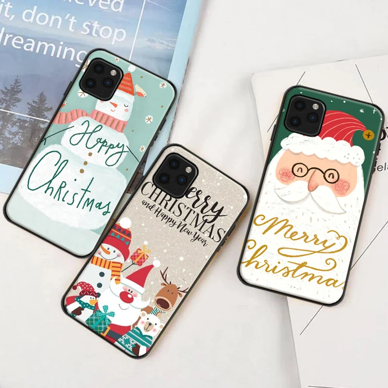 

Christmas Day Phone Case For iPhone 11 12 13 Pro XS MAX 12 13 Mini X XR SE 2020 Back Cover Carcasa Funda