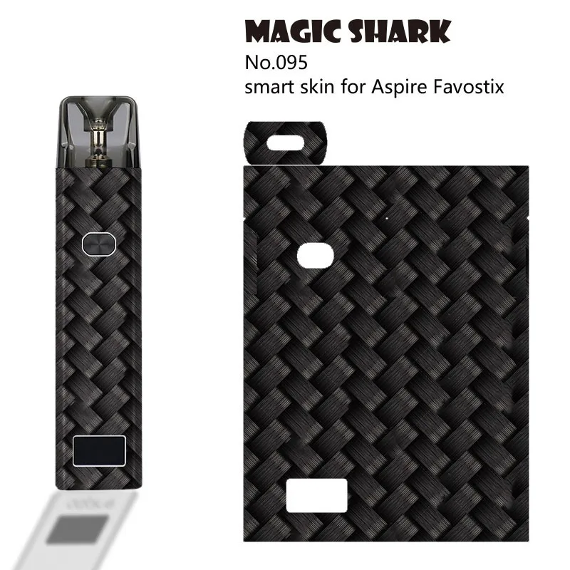 Наклейка из матового PVC с рисунком листа, цветов и черепа для Aspire Favostix Film Case без потери качества.