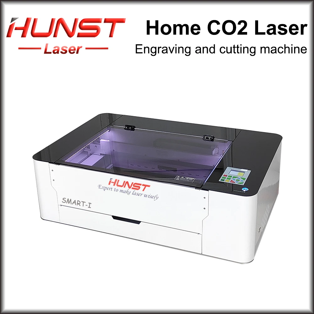 Лазерный режущий станок HUNST SMART-I Co2 настольный 3d лазерный принтер для фанеры