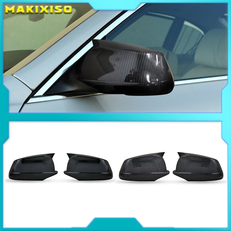 

Колпачки для зеркала заднего вида черного/углеродного волокна для BMW 5 Series F10 F11 F18 2010-13 Pre-LCI