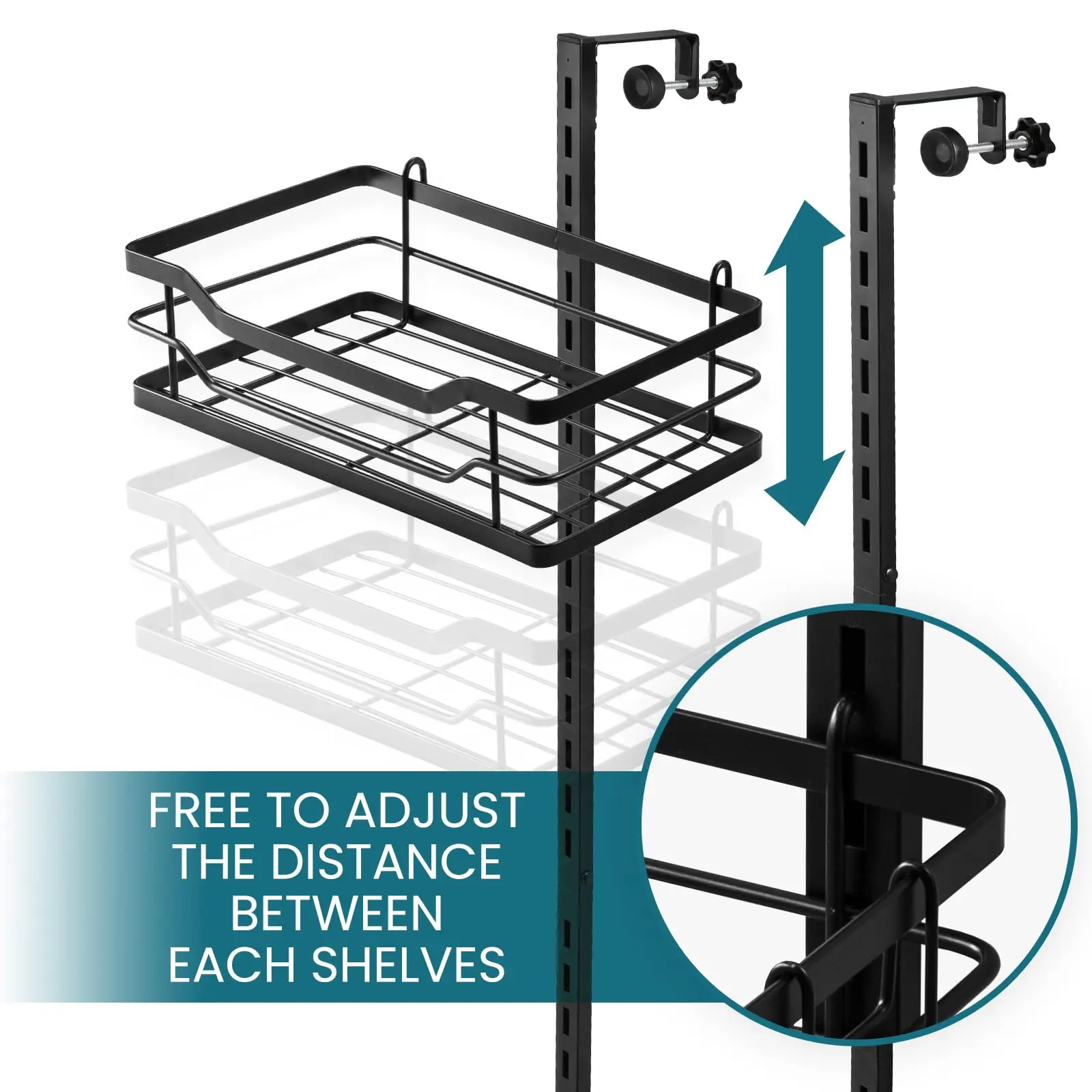 TAILI черные подвесные полки для ванной полка комнаты органайзер держатель шампуня