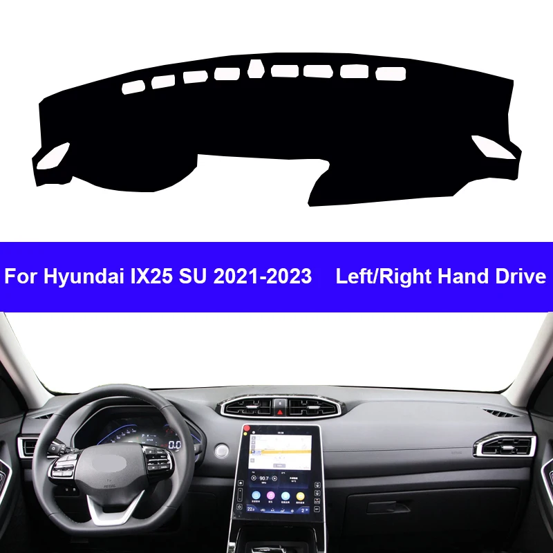 

Car Auto Inner Dashboard Cover For Hyundai IX25 SU 2021 2022 2023 Dash Mat Dashmat Carpet Cape Sun Shade Pad Rug