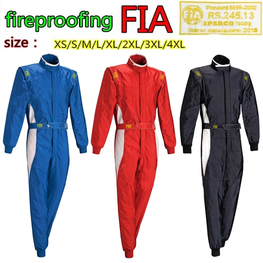 Гоночные костюмы для каратинга с сертификатом ФИА огнестойкие Комбинезоны