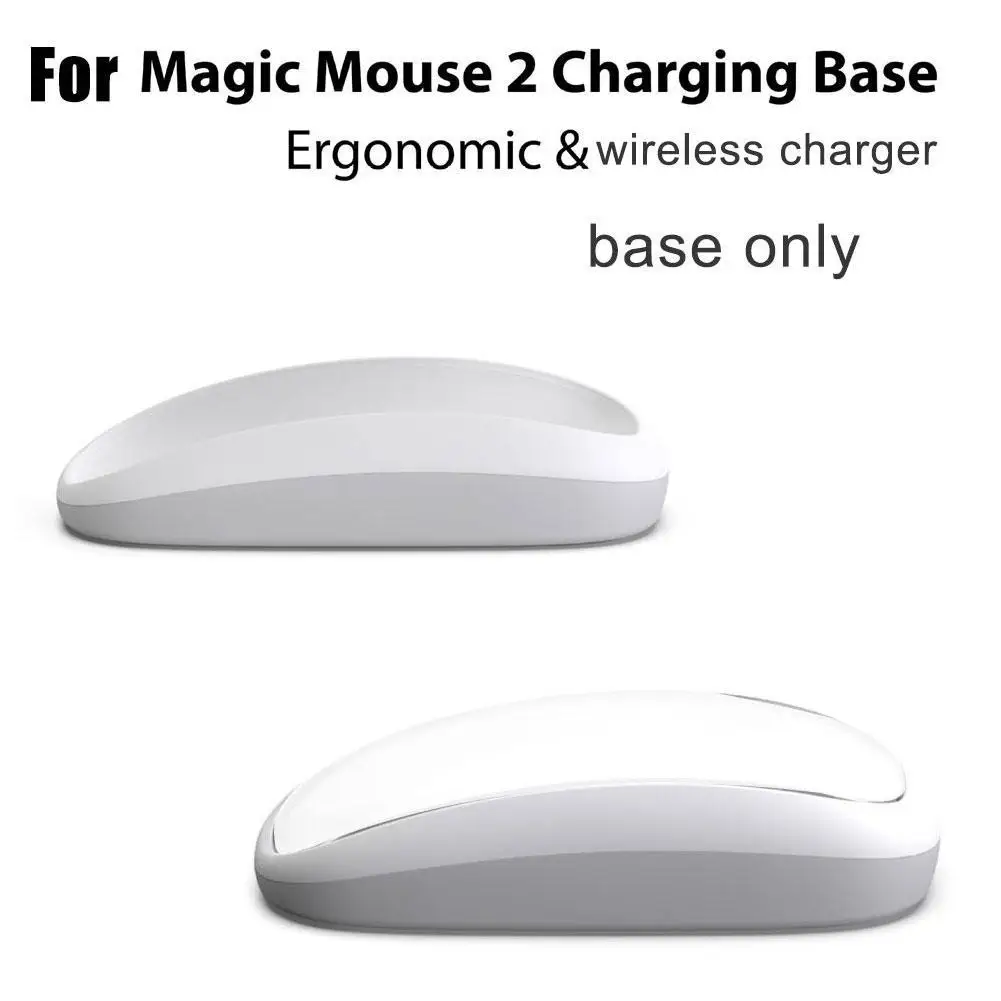 

Mouse Optimized Base For Apple Magic Mouse 2 Charging Base Ergonomic Wireless Charging Pad Shell Increase Height Optimize Feel