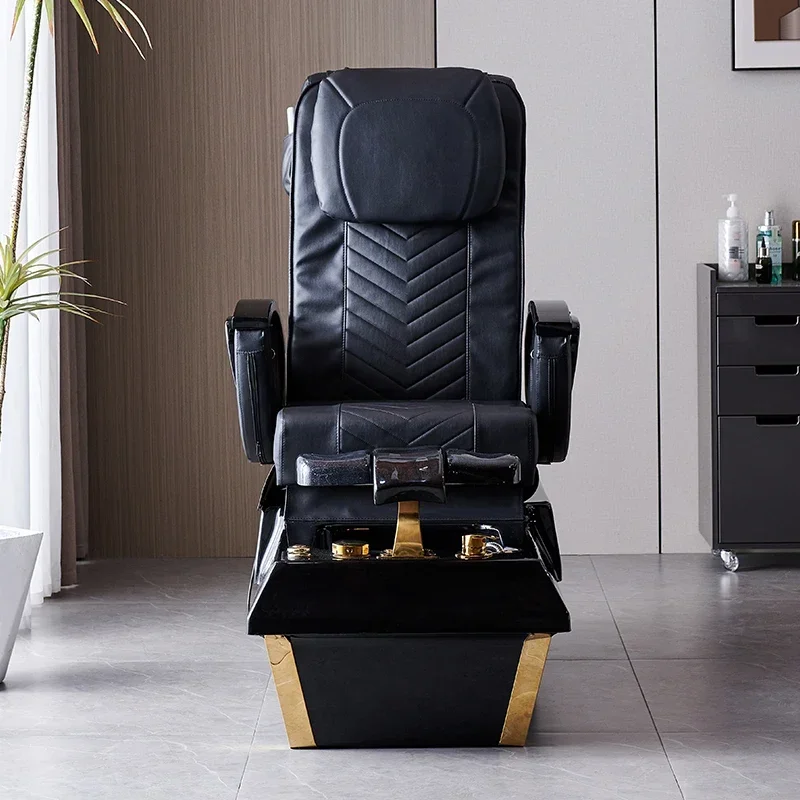 Салон для ногтей электрическое откидное массажное кресло маникюра спа ног