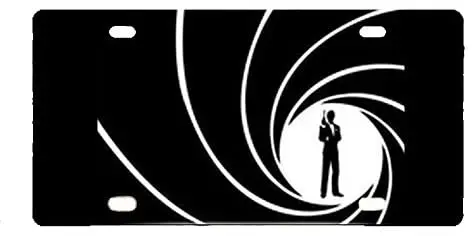 

Anwei Panda James Bond Custom Metal License Plate for Car