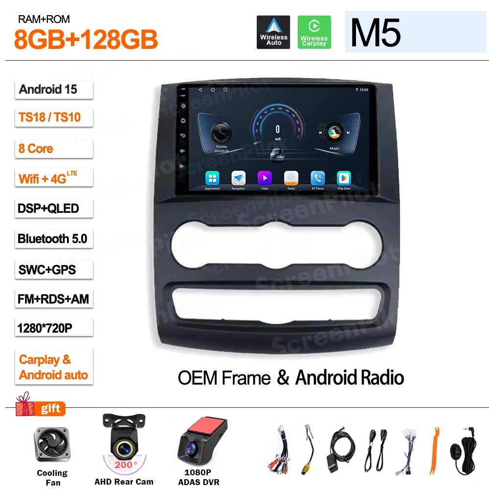 

Автомобильная мультимедийная система Android 15 для Mercedes-Benz Sprinter и Volkswagen Crafter 2006 года, с CarPlay, сенсорным экраном, 8-ядерным процессором и Wi-Fi