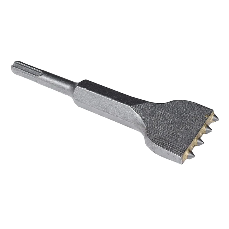 

5 7/8 Inch SDS Plus Tuckpointing Mortar Raking Bit Brick Removing Chisel Bit, 4 Tips Concrete Repair Tool