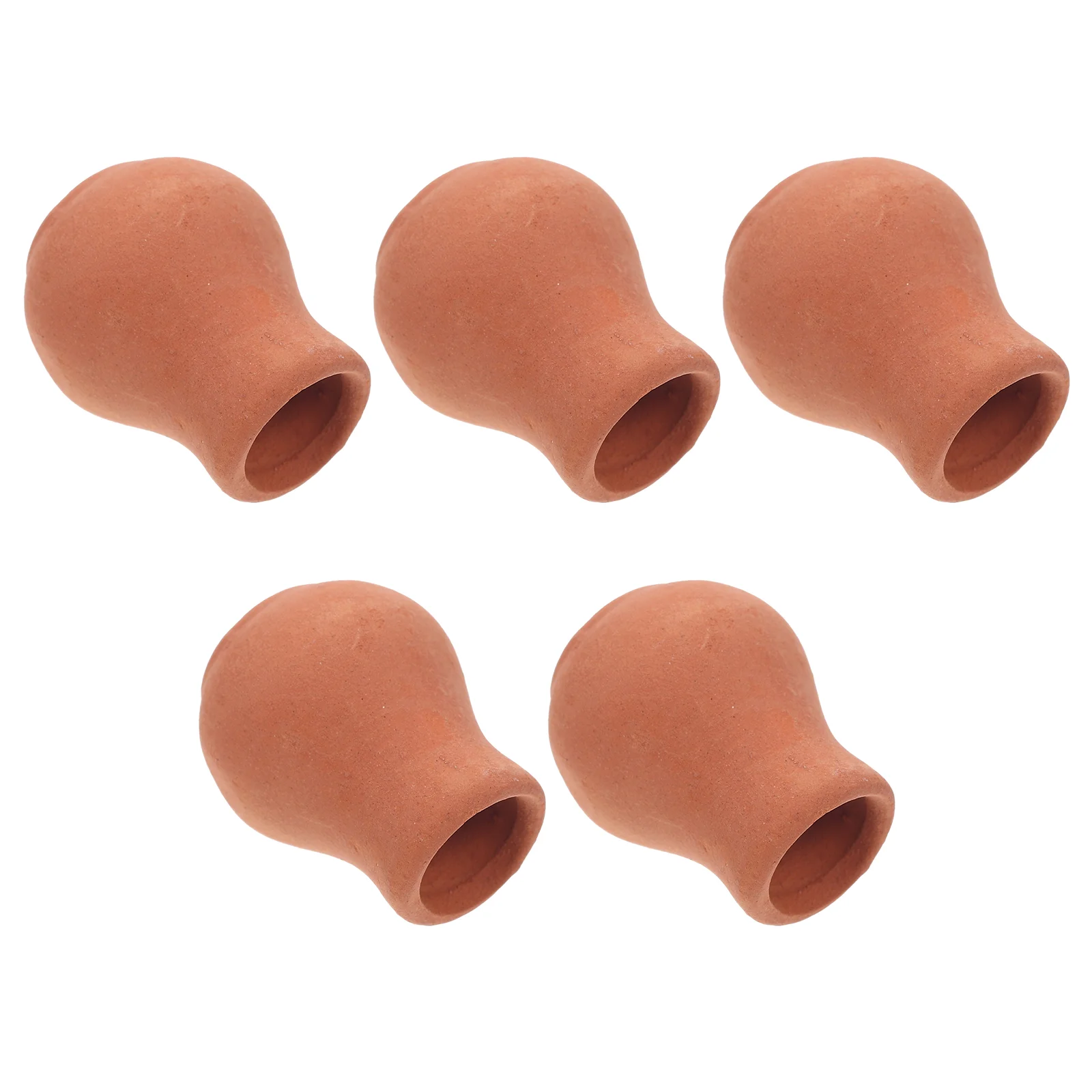 

5 Pcs Miniature Flowerpot Model Ceramic Flower Pot Model Ornament Mini House Decor