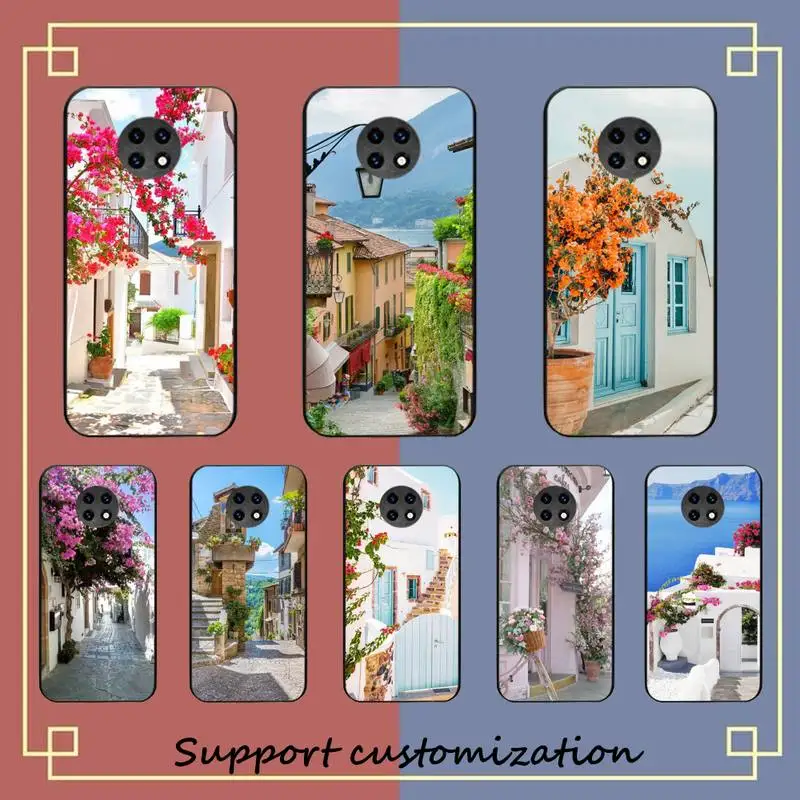 

Travel italy France London Beautiful Flower Phone Case for Redmi Note 8 7 9 4 6 pro max T X 5A 3 10 lite pro