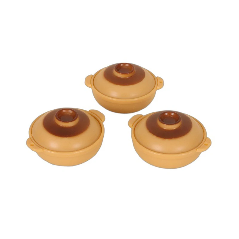 Мини-кастрюля для кукольного домика яйцо лапша миниатюрная еда игра фотография