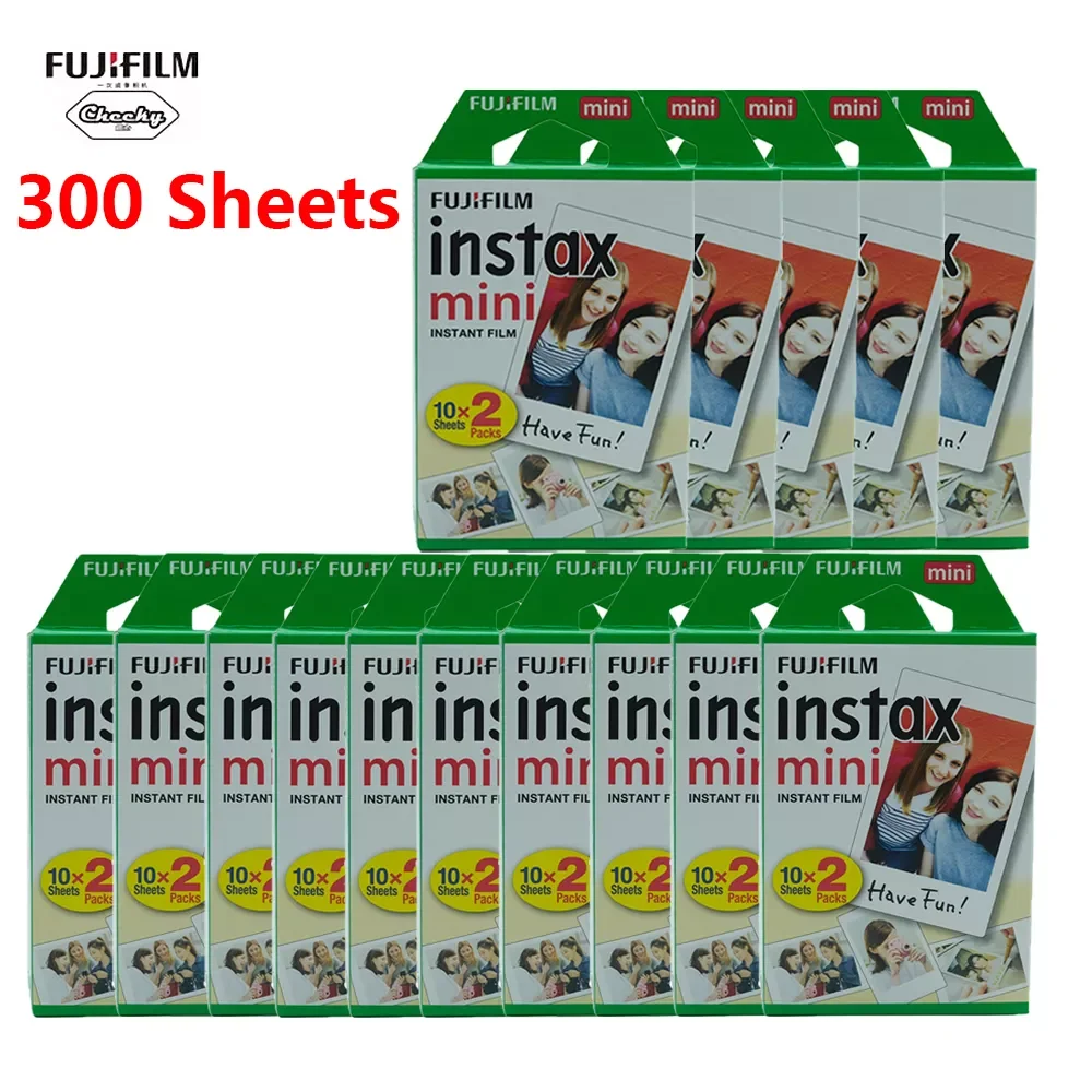 

Пленка Fujifilm instax mini 11 9 8, 10-300 листов, 3 дюйма, широкая цветная пленка для Fuji instant mini 11 9 8 7s 25 90