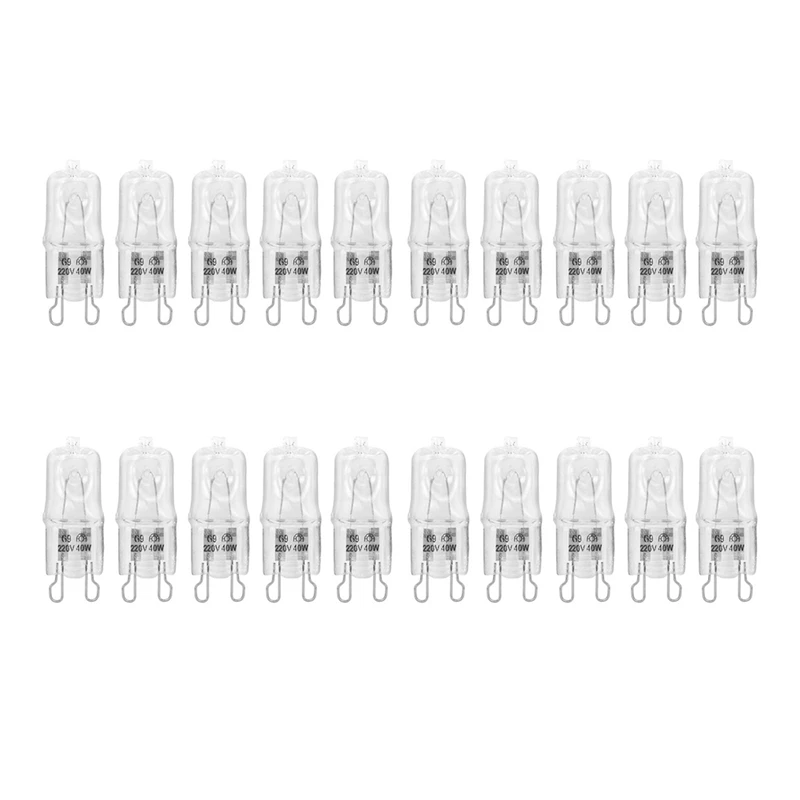 Долговечная галогенная лампа G9 для духовки холодильника вентиляторов 40 Вт 500 ℃