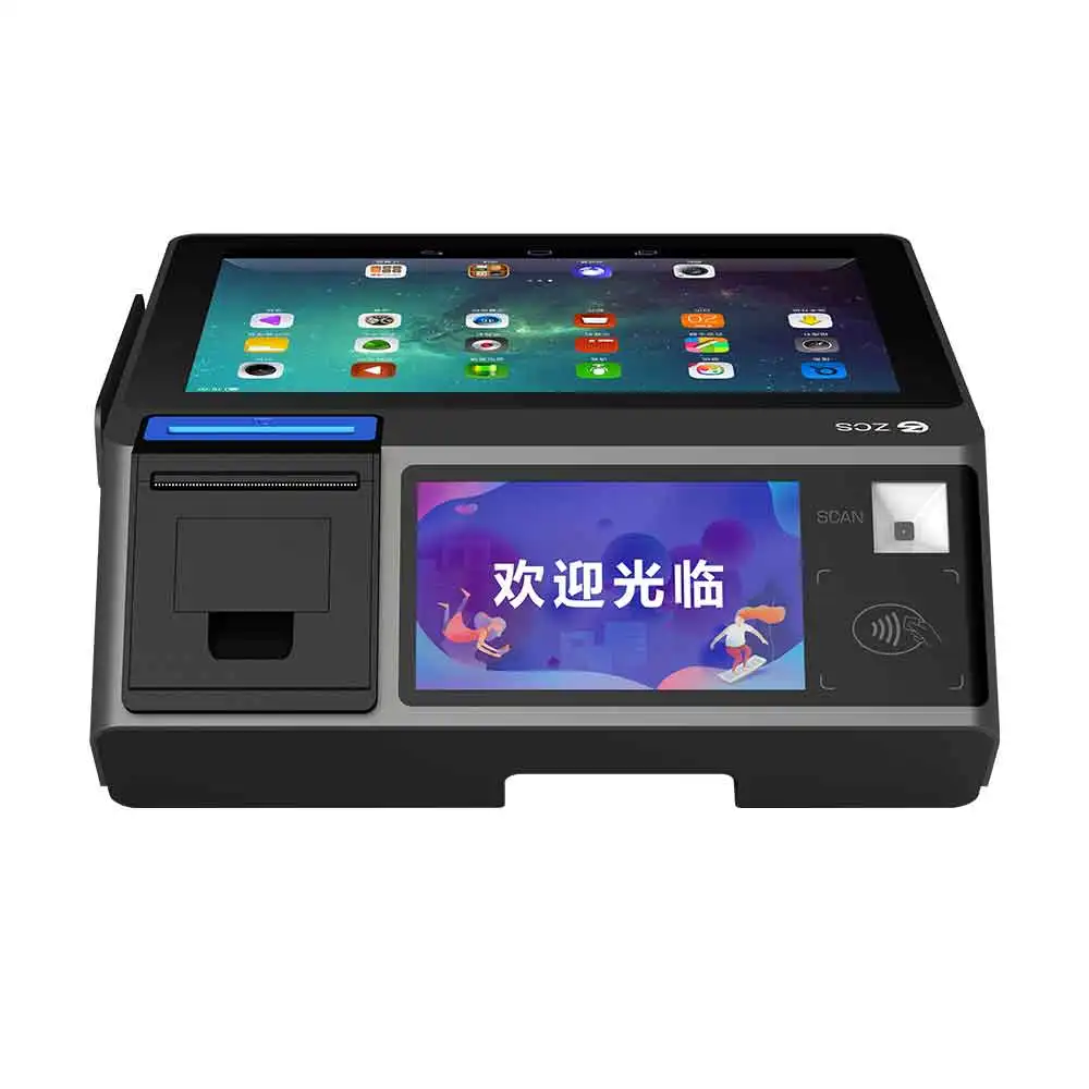 

Hot Sale Z100 Desktop Pos Is An Android All-In-One Pos Mobile Pos Machine With 58/80 Mm Thermal Printer