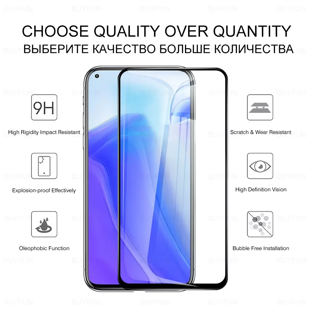 2 Pcs Full Screen Protector For Wiko View5 Tempered Glass On The Wi ko View 5 Plus 4 View4 Lite Y81 4lite 5plus Protective Film