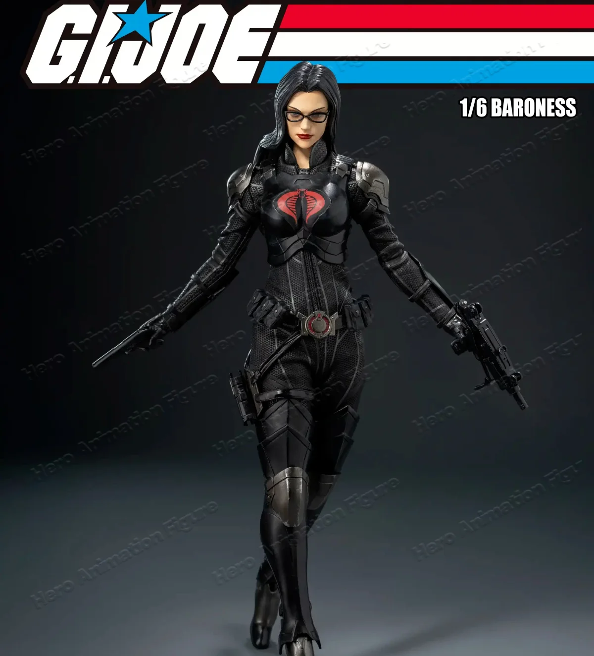 Фото В наличии [Оригинал] Threezero 3Z0350 FigZero G.I.JOE Baroness 1/6 Коллекционная фигурка-модель, игрушка, подарок №4
