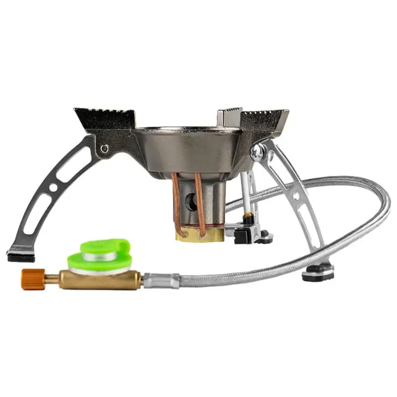 

Portable Camping Stove Portable Backpacking Stove Wind-resistant Stove Outdoor Camping Accessories With Carry Bag To Preventing