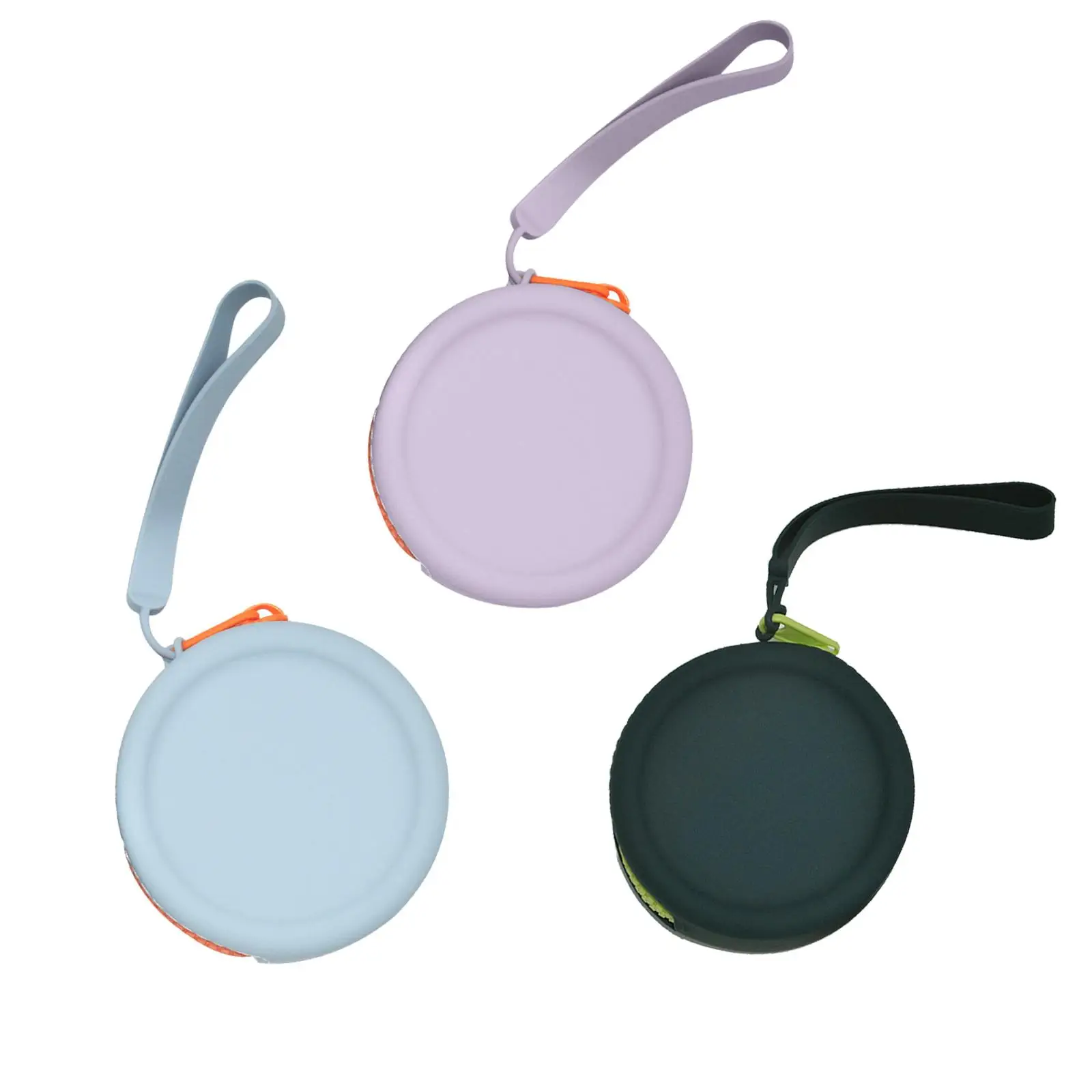 

Милый кошелек для монет с молнией и ремешком, круглая сумочка для макияжа, кошелек для смены, Женский мини-клатч, маленький дамский кошелек, ...