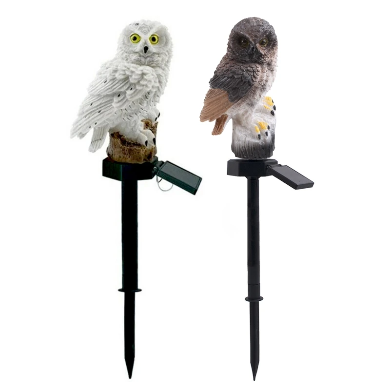 

Декоративная лампа на солнечной батарее KX4B с совами, водонепроницаемое украшение для сада, дорожек и патио