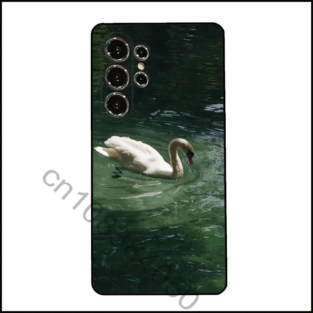 Фото Чехол для телефона Swan для Samsung Galaxy A20,21s,22,31,32,52,71,80,A91,5G, красочный чехол для смартфона, красивый дизайн №2