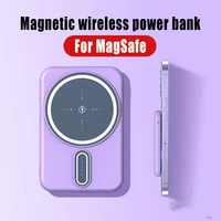 new2022 for magsafe powerbank magnetic wireless power bank external portable spare battery charger for iphone 12 13 pro max mini