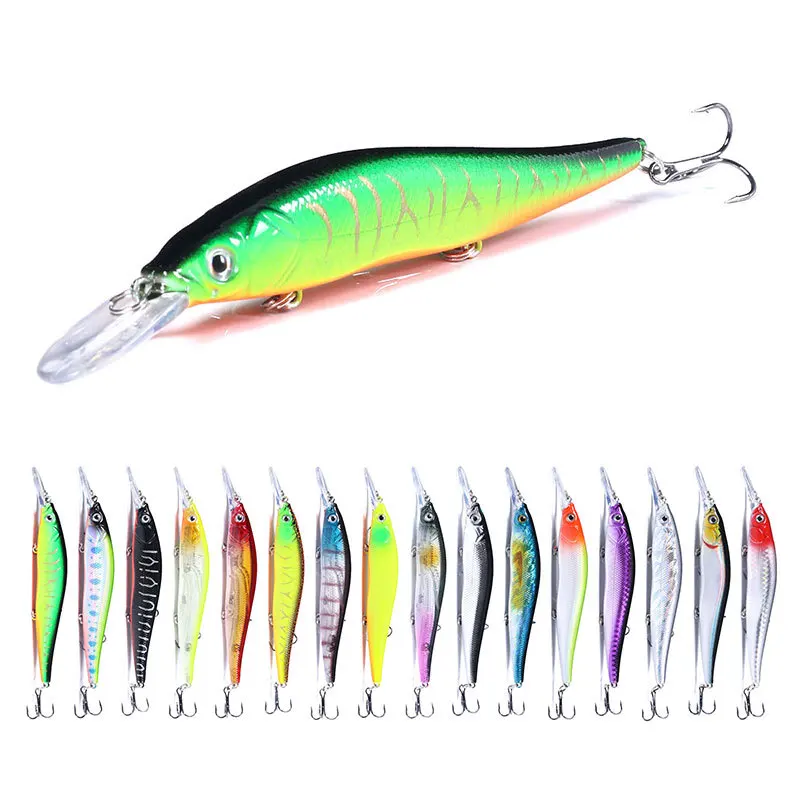 

MI135 16 style 13.5cm 16g Minnow Big Fishing Luya Lures Simulation Tackle Seawater Subbait Artificial Bionic Baits 3D Fish Gear