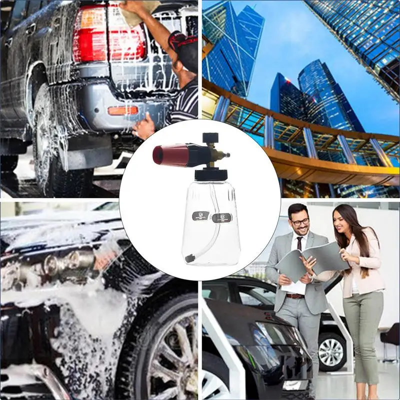 

Pressure Washer Foam Cannon Hand Pump Foam Sprayer Aluminum Alloy Pressure Washer Foam Car Wash Washer Tool For Car Accessories