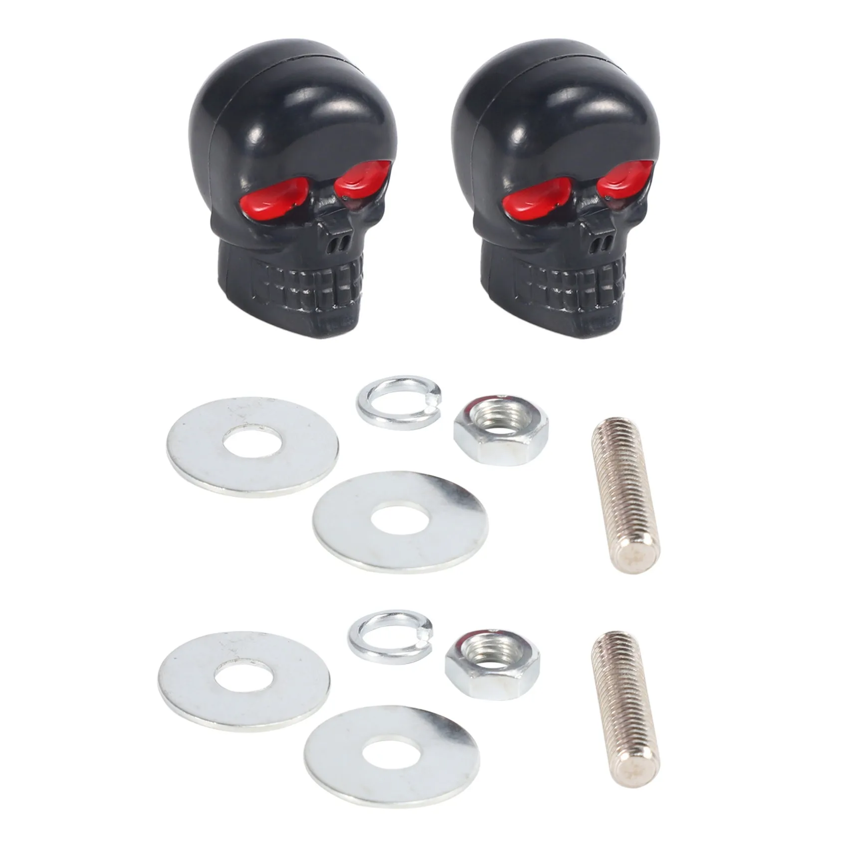 

1 пара номерных знаков для мотоцикла, фоторамка, черный винт