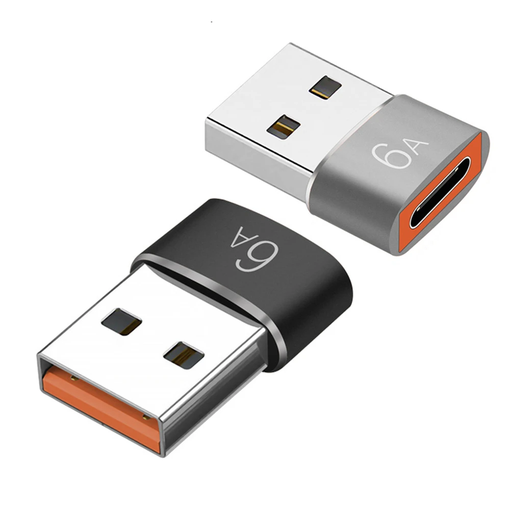 

Переходник с USB на Type C OTG, адаптер USB Type-c типа «папа» и «мама» для Macbook, Samsung S20, разъем USB C OTG, 6 А