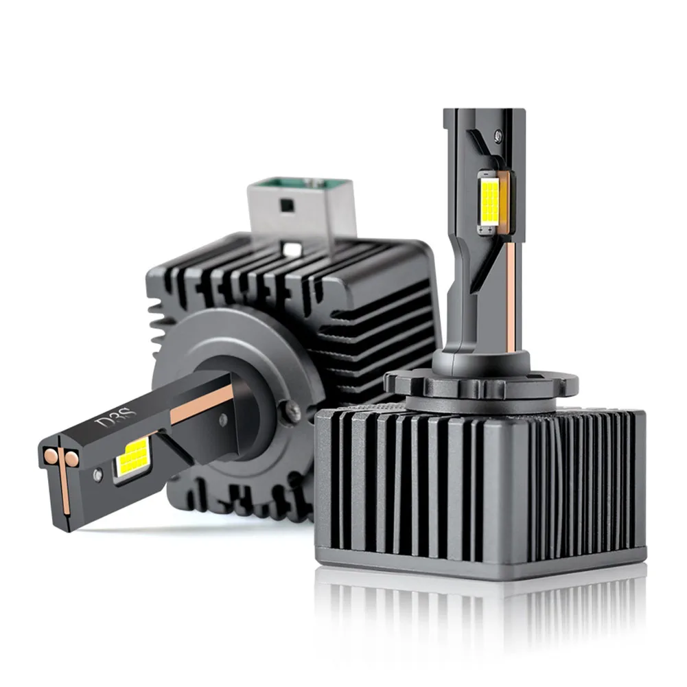 

D1S D2S Car LED Headlights D4S D3S Auto Bulb Double-Sided Head Light Bulb 12500LM 6000K 110W White Car Lamp