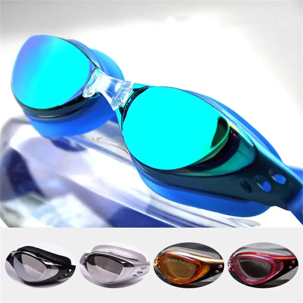 

Men Adjustable Swimming Goggles Electroplating Waterproof Anti-Fog Non-Slip Swimming Glasses Fashion Water Sports Swim Eyewear