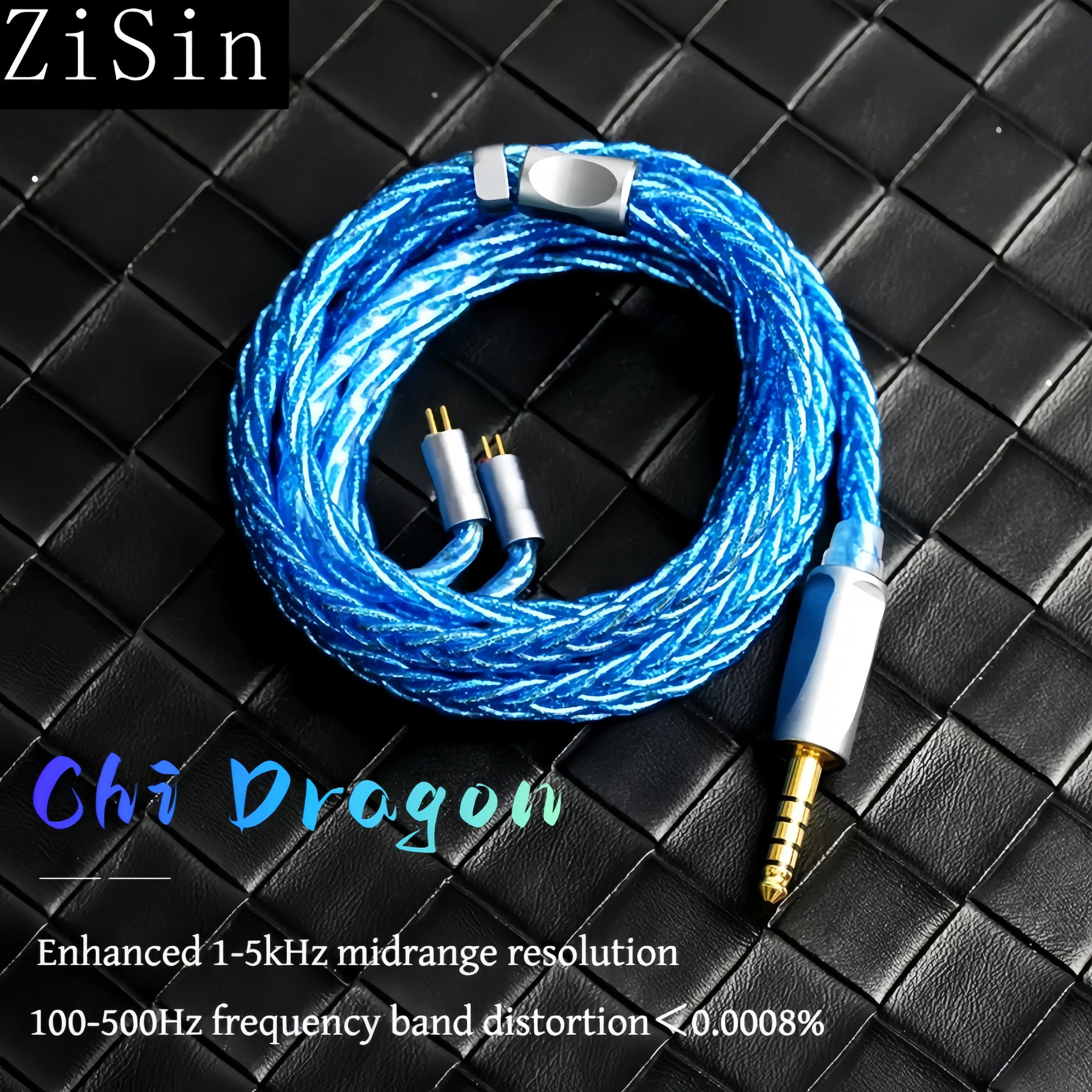 Фото ZiSin Deluxe Time-Limited Edition наушники-вкладыши Hi-Fi кабель для обновления с 3,5 мм IE900/4,4 мм сбалансированным MMCX для MK4 Legacy2 №1