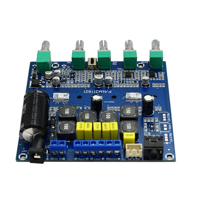 

TPA3116 2.1 High-Power HIFI Digital Power Amplifier Board 12-24V Super Subwoofer Finished Board
