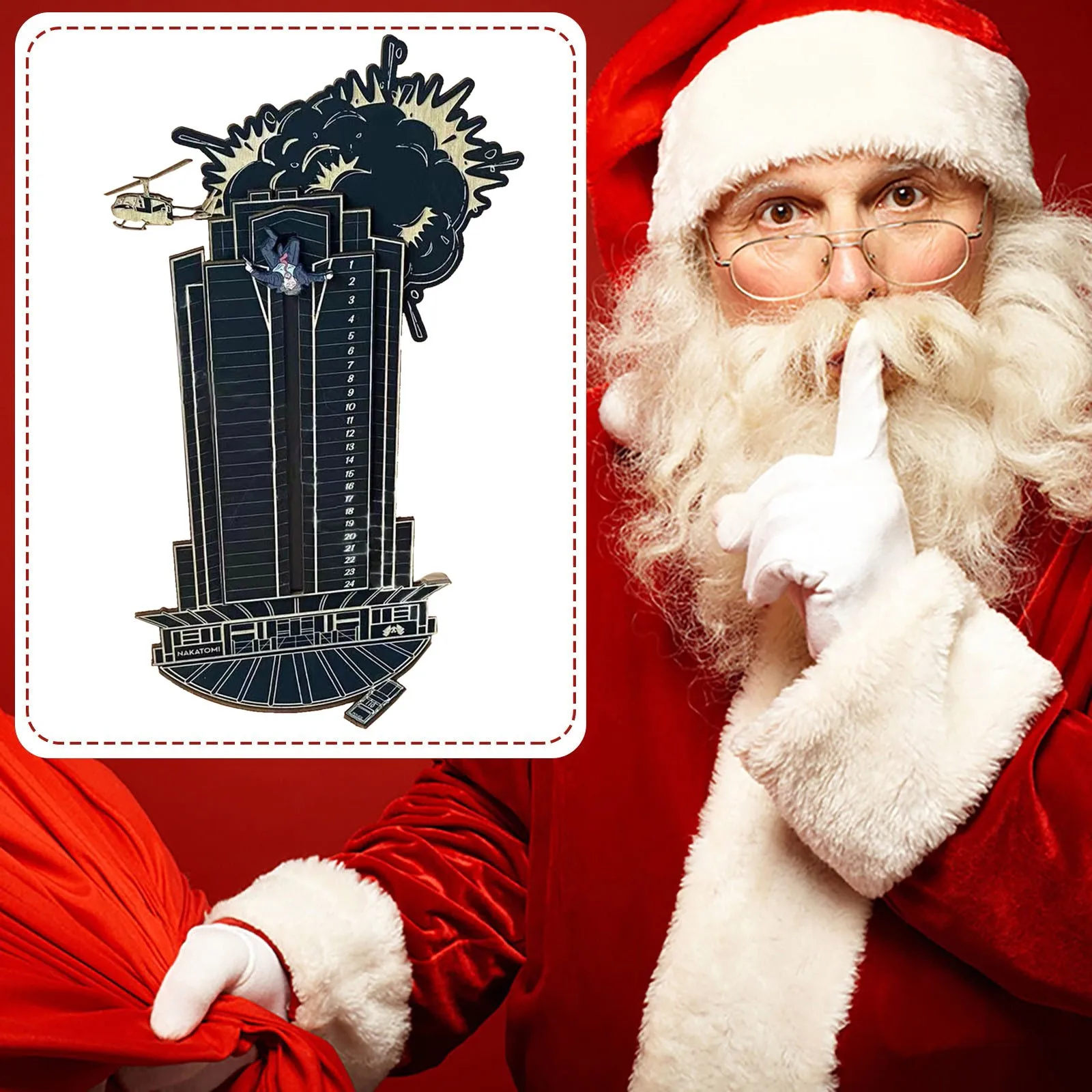 Календарь с надписью наклетоми 25 дней